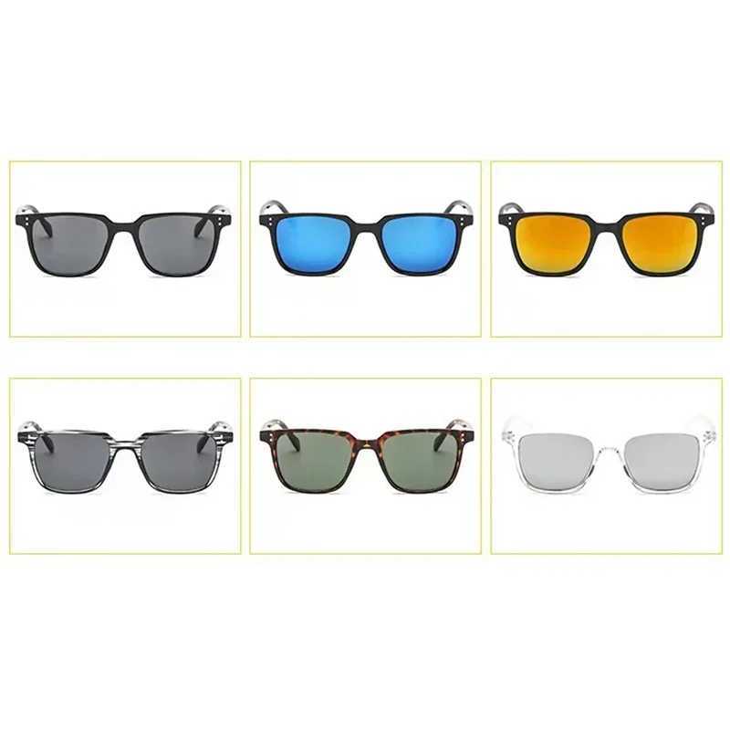 Leopard Dark Green Square Sunglasses Man Shades Male Sun Glasses Brand Designer Travel Vintage Oculos De Sol Zonnebril HerenXJ241228