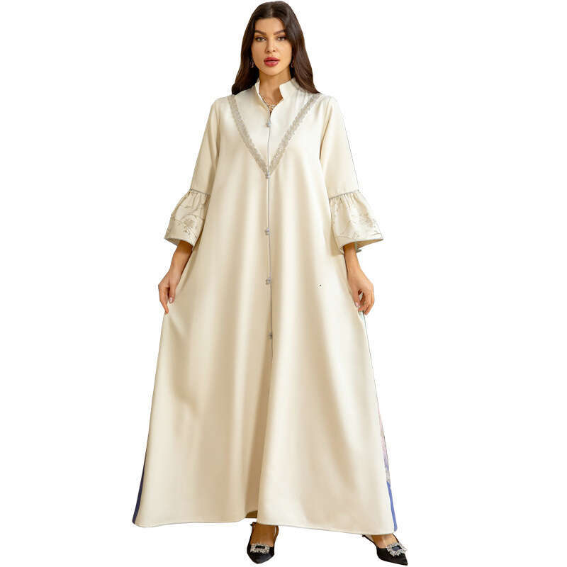 Muslim Dubai Fashion Jacquard Gradient Robe Women's Clothing