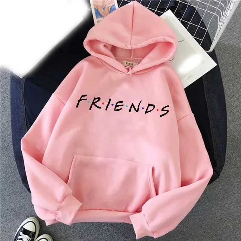 New Tv Series Friends Hoodies Men Women Fashion Hoodie Japanese Anime Sweats Women Sweatshirt Coat Pullovers Letter Sudadera Boy X241228