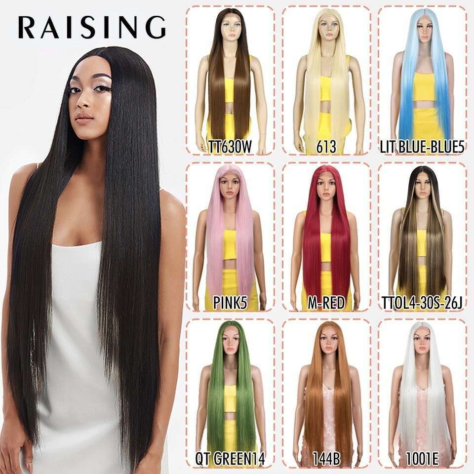 Front Lace Xuchang Rebecca Wig, Wigs, Long Straight Hair, Synthetic Fiber Headband Wig Kq2 Kq2