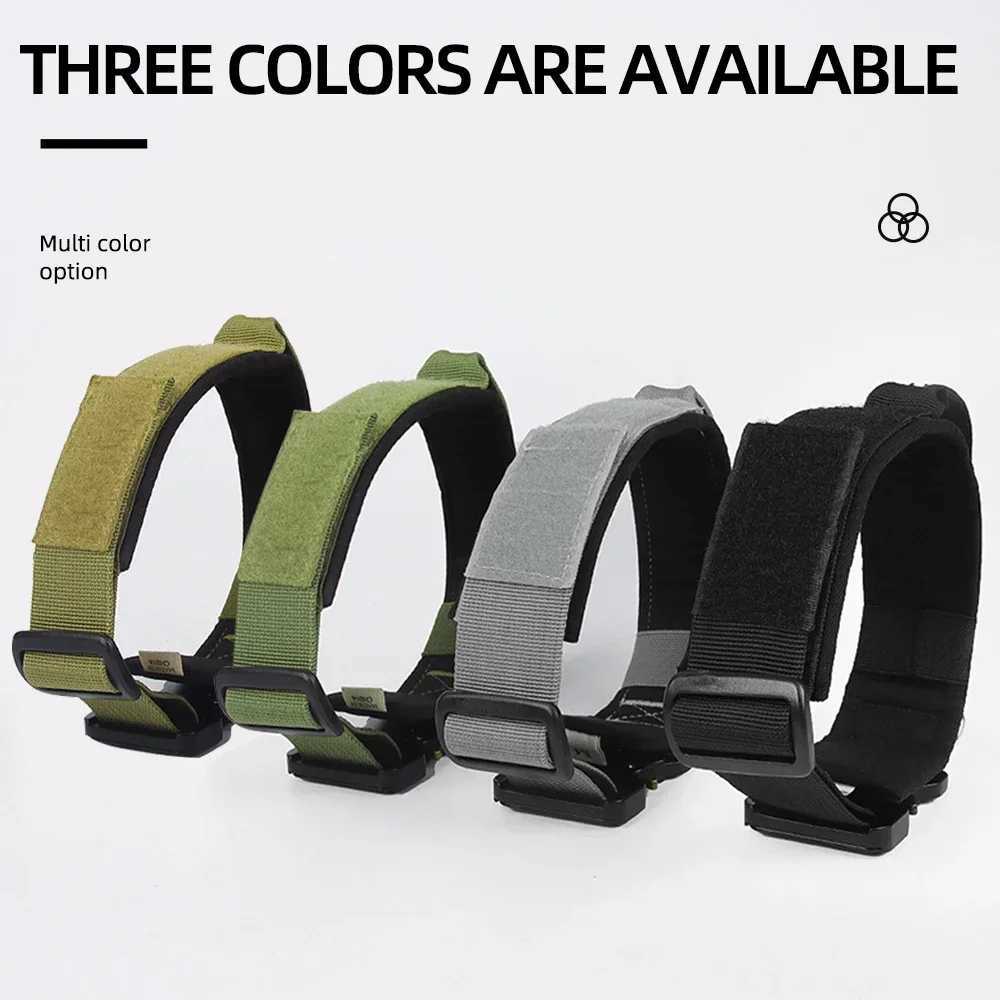Duarable Heavy Duty Dog Collar With Control Handle Adjustable Nylon Dog Collars For German Shepard Medium Large Walking Training M241228