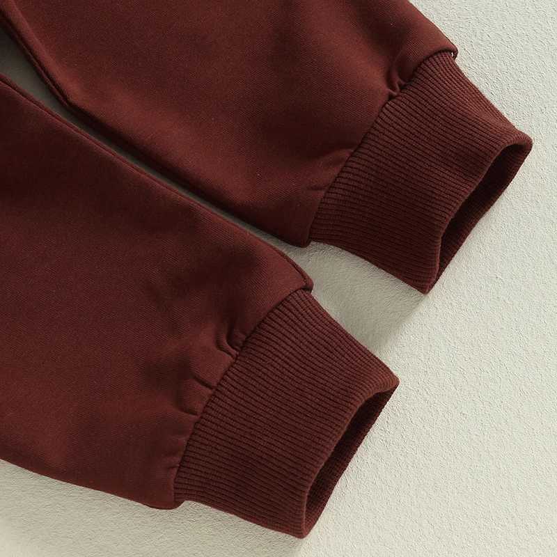 Baby clothing boys rugby letter printed long sleeved sportswear sports pants set 2-piece toddler clothing X241228