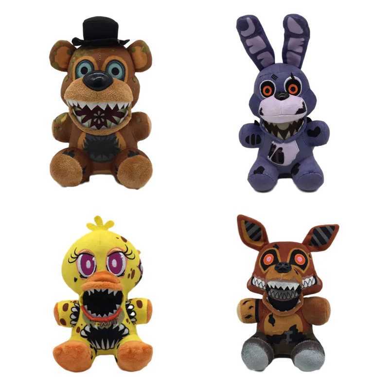 40 Style 18-20cm FNAF Plush Toys Five Night At Freddy Bear Bonnie Chica Baby Ballora Foxy Plush Stuffed Toys Doll Gifts X241227