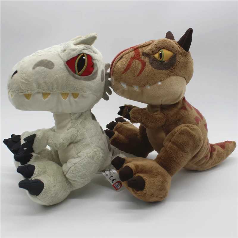 25cm Jurassic Dinosaur Plush Toy Lifelike Triceratops Ankylosaur Stegosaur T-rex Pterosaur Dragon Doll Cartoon Soft Kids Gift X241227
