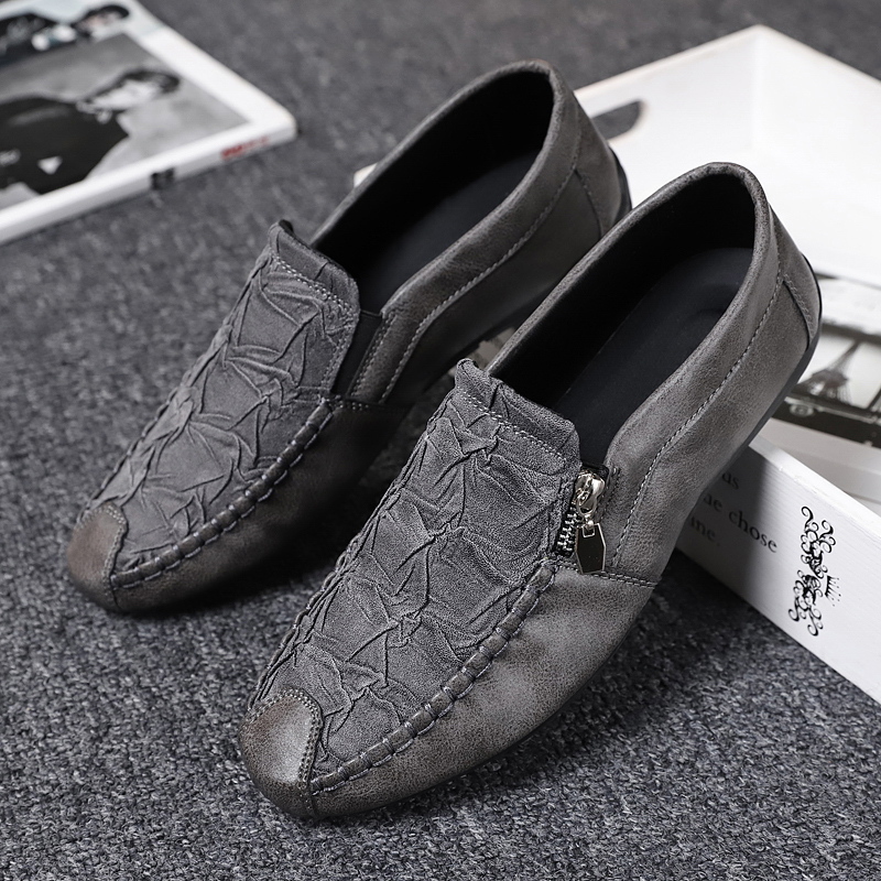 Fashion Mens Casual Breathable Lightweight Loafers Outdoor Lazy Flats Comfortable Male Sneakers Walking Shoes