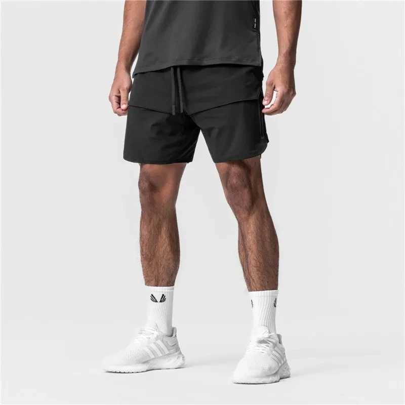 Sports shorts mens sportswear fashionable running shorts quick drying beach bottom summer fitness training jogging shorts W241228