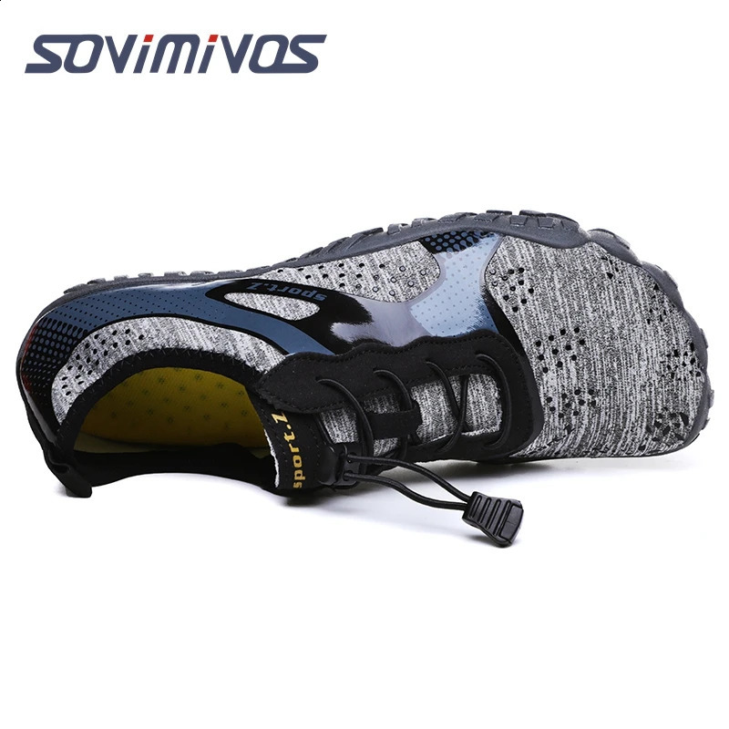 Unisex Water Sports Shoes Orange Quick dry Swimming Shoes Outdoor Beach Play Shoes Barefoot Upstream Diving Shoes Men 241228