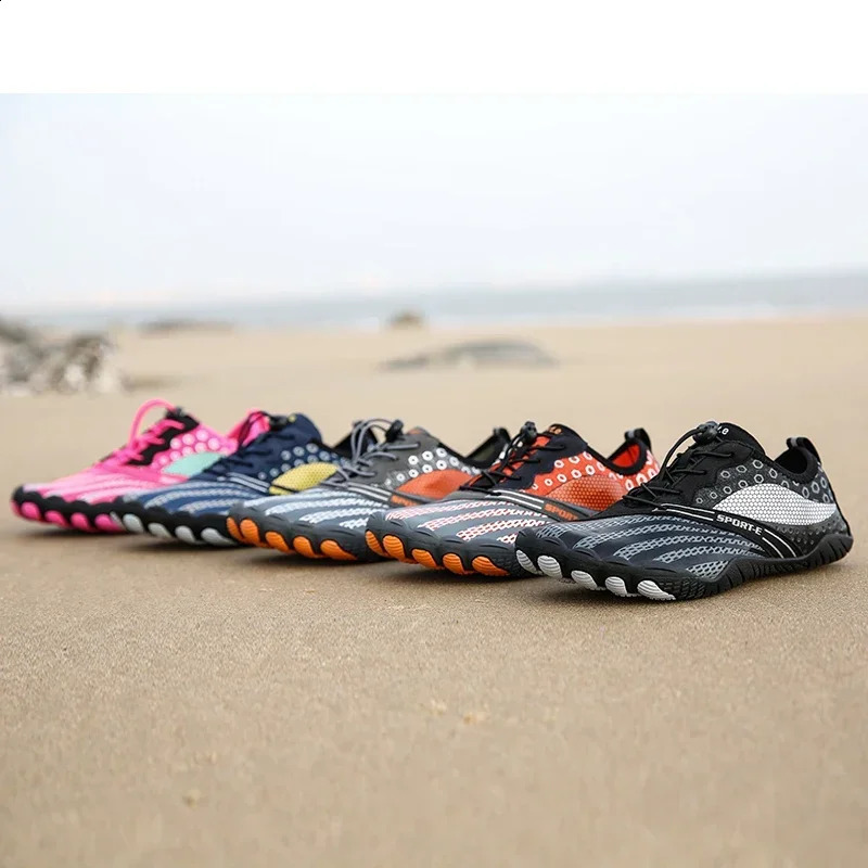 Women Aqua Shoes Quick Dry Beach Shoes Men Breathable Sneakers Barefoot Upstream Water Shoes Unisex Swimming Hiking Sport Shoe 241228