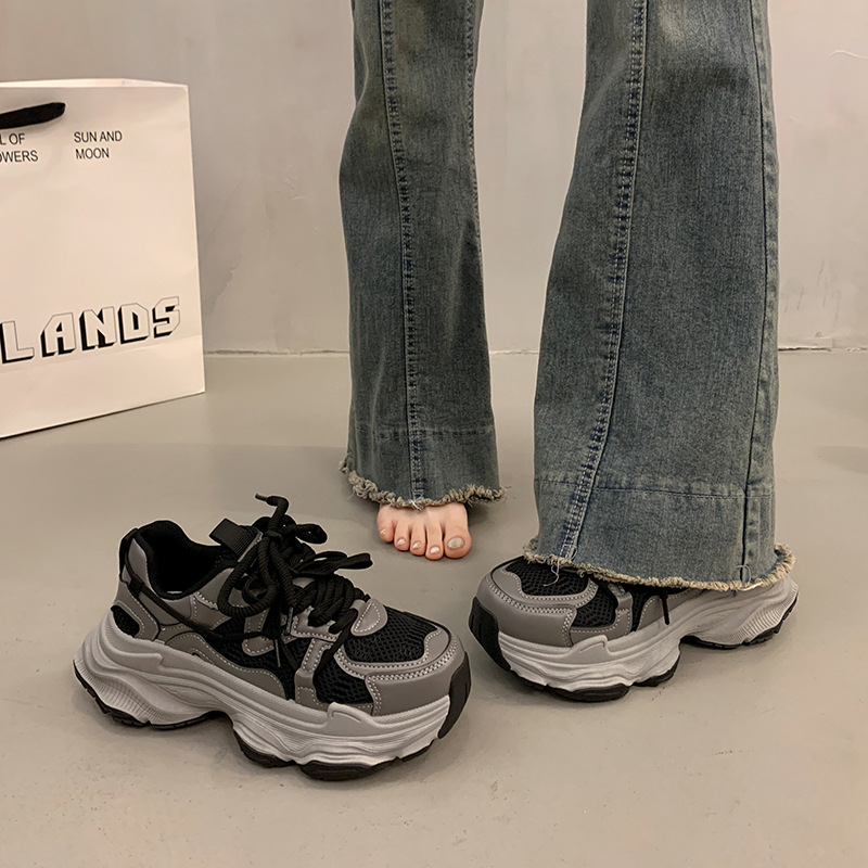 Free shipping new designer casual shoes for womens mens ladies Mesh surface women Platform running breathable sneakers outdoor sports trainers