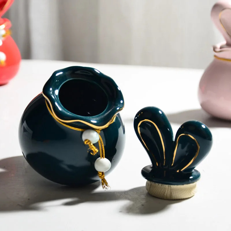 Mini Ceramics Pet Urn Cremation Personalised Memorial and Funeral Casket Funeral Coffin Keepsake Pet Urn Deceased Dog Souvenir 241225