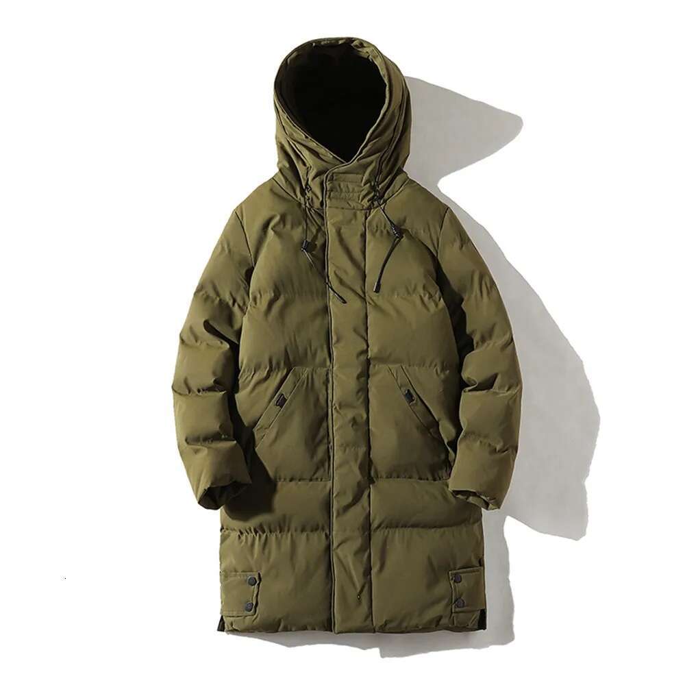 Men's Parka Winter Long Cotton Padded Parkas Outdoor Puffer Jacket Overcoat Thick And Warm Coat Men Fashion 201126
