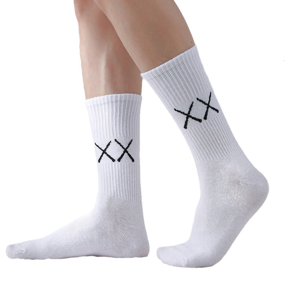 Ddmytiger Ddmytiger China Domestic Men S White Sports Socks Solid Color Absorb Sweat Breathable Cotton Mid Calf For Outdoor Running Basketball