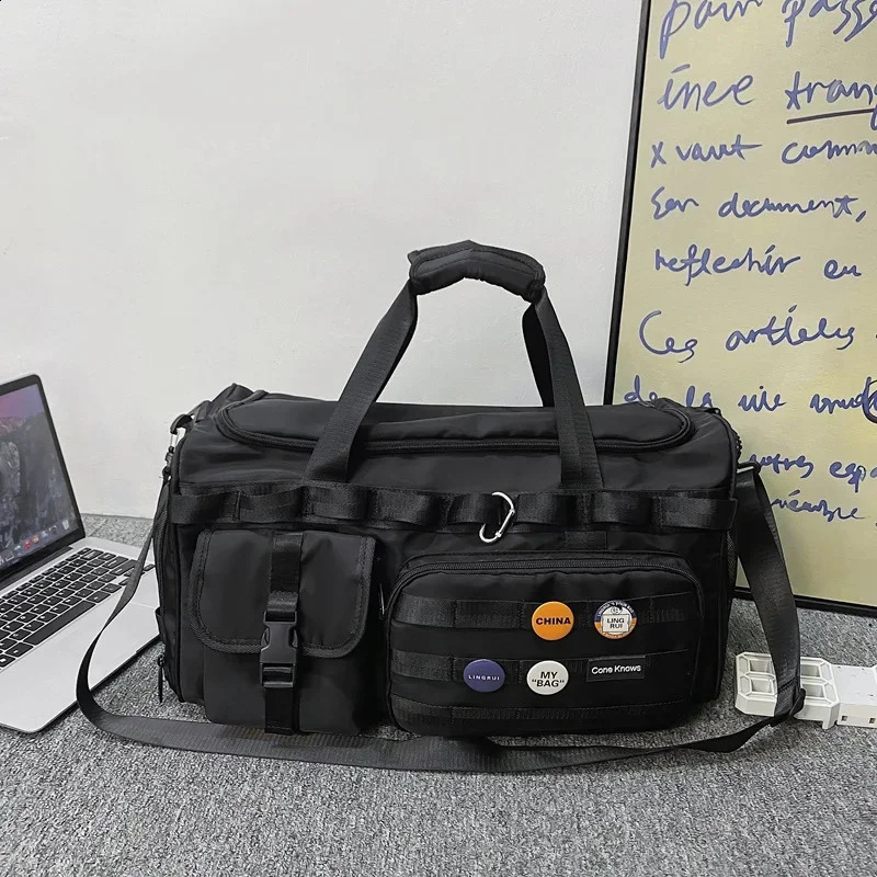 Functional Highcapactiy Waterproof Travel Backpack Men Women Fitness Sport Techwear Crossbody Bags School University Bag 241223