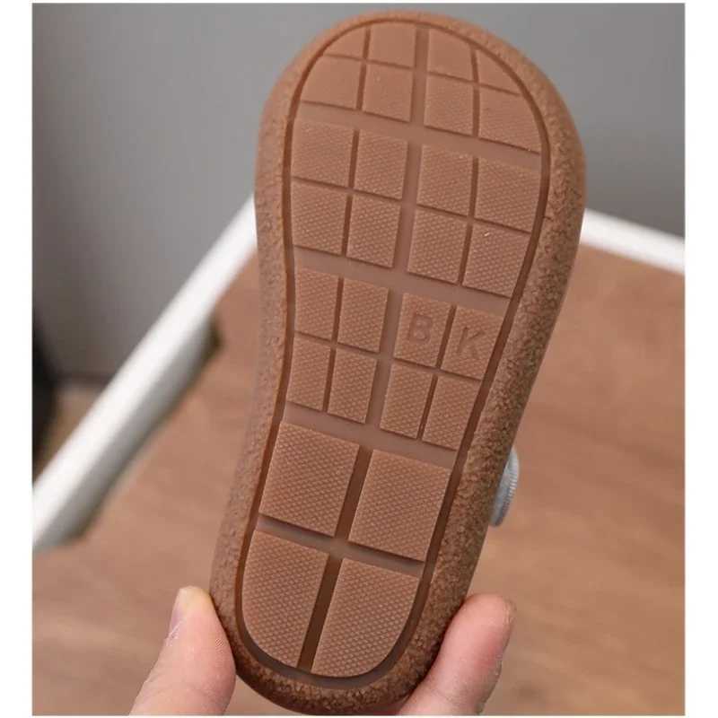 Spring Baby Girls Shoes Embroidered Bunny High Qu Arch Insole Childrens Flats Mary Jane Little Kids Casual Shoes W241228