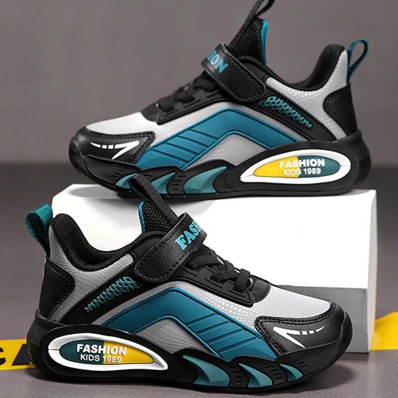 Childrens Casual Shoes Fashion Mesh Breathable Running Shoes Field Cushioning Sports Basketball Shoes for Kids Sneakers W241228