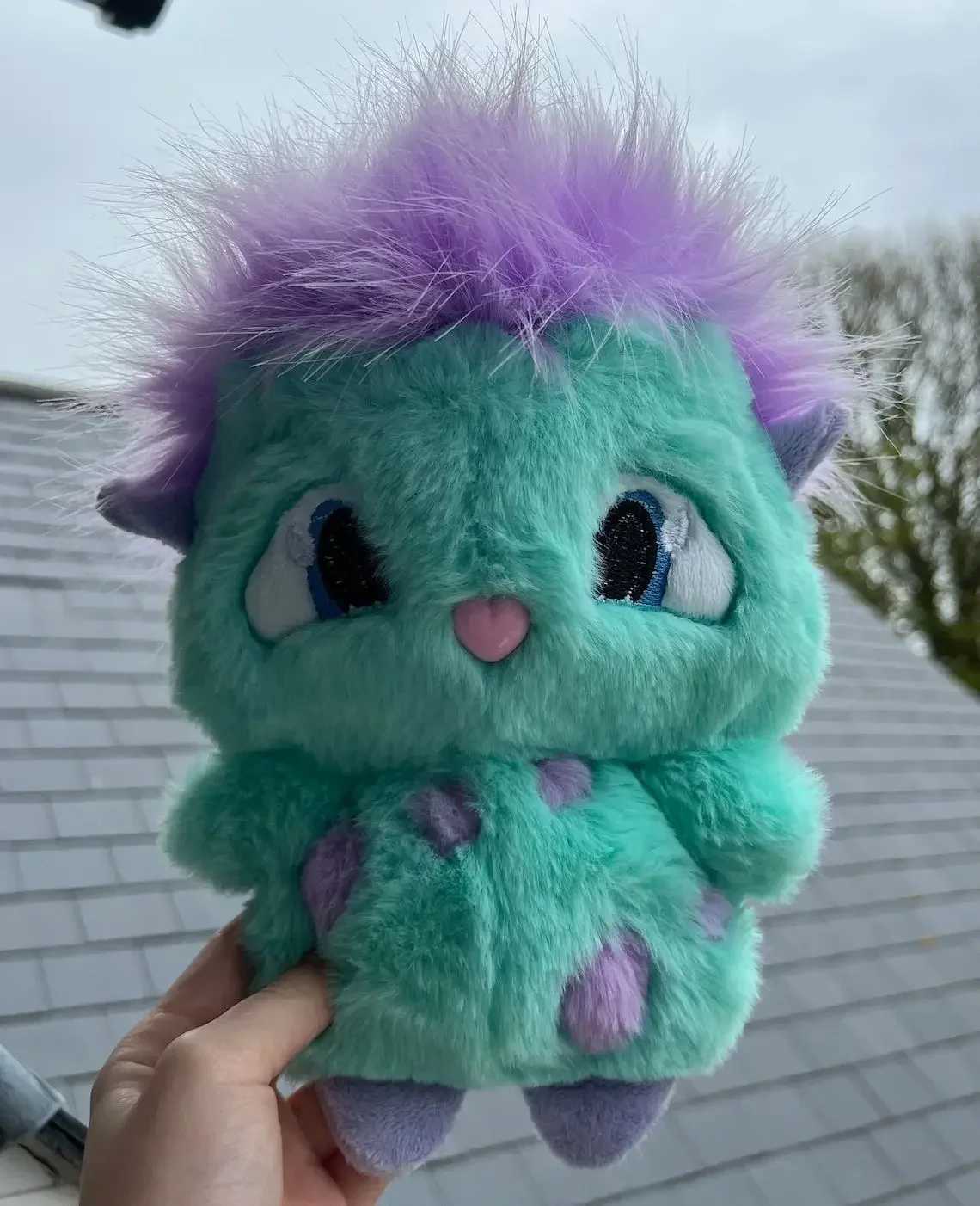 25cm New Bibble Plush Toys Cute Soft Stuffed Anime Home Room Decor Dolls For Kid Birthday Gift X241227