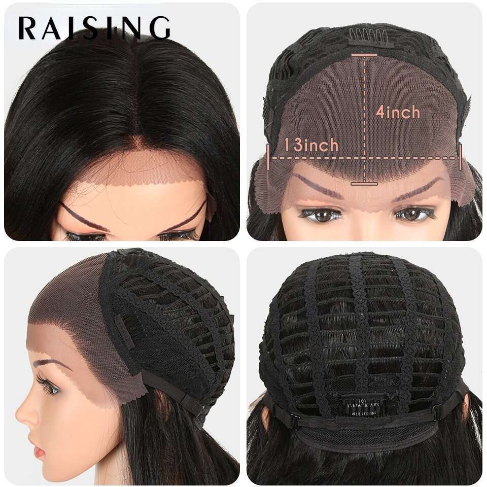 13 * 4 Hand Woven Lace Wig, Rebecca Long Curly Hair Synthetic Headband Kq2 Kq2
