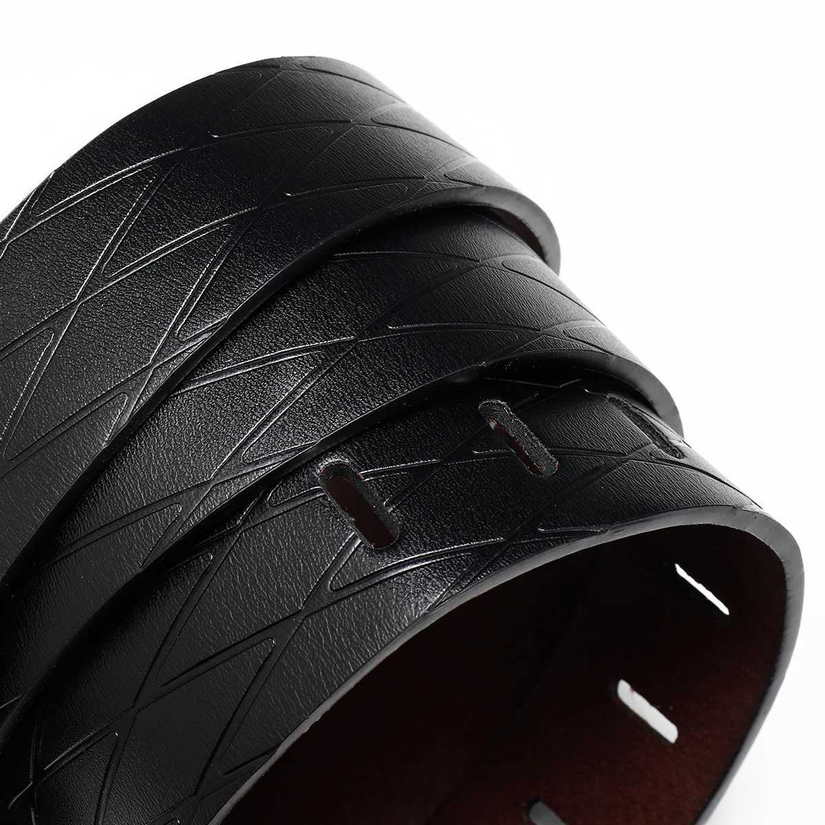 Belt mens buckle belt genuine leather pure cotton simple young casual jeans mens pants belt trendy for young people W241228