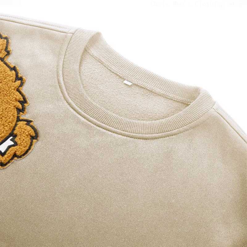 Autumn and Winter New Mens Hoodie T-shirt Shirt Popular Casual Embroidery Bear Men Hooded Hoodie Official Website Sweatshirt X241228