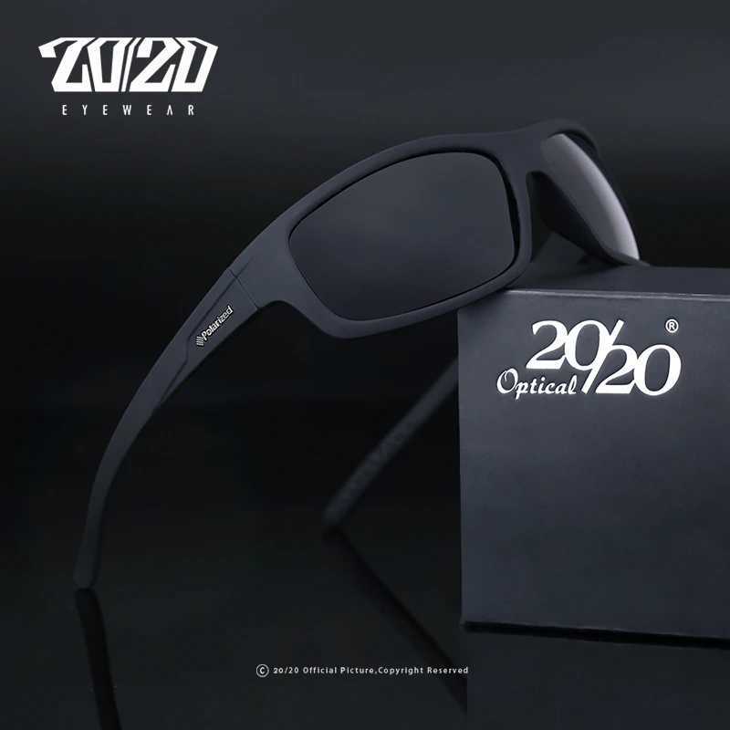 20/20 Optical Brand Design New Polarized Sunglasses Men Fashion Male Eyewear Sun Glasses Travel Fishing Oculos PL66 With Box W241228