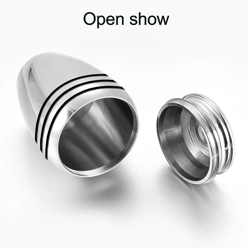 Striped cremation urn for human ashes pet ashes keepsake small stainless steel ashes holder funeral ashes memorial container 250106