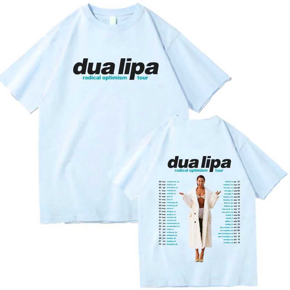 Two-Piece Radical Optimism World Tour 2025 Short Slve T-shirt Man Women Harajuku O-neck Summer Casual Shirt X241228