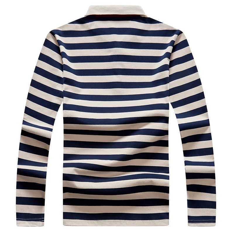 Hot 2021 Stripe Mens shirt Shirt Cotton Long Sleeve Shirt 2021 New Spring Autumn Embroidery Warm Casual Fashion shirt Shirt Men X241228