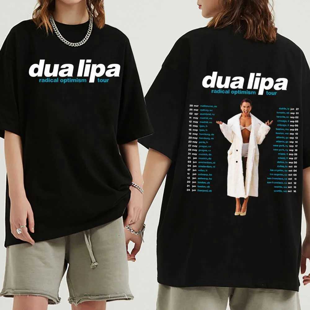 Two-Piece Radical Optimism World Tour 2025 Short Slve T-shirt Man Women Harajuku O-neck Summer Casual Shirt X241228