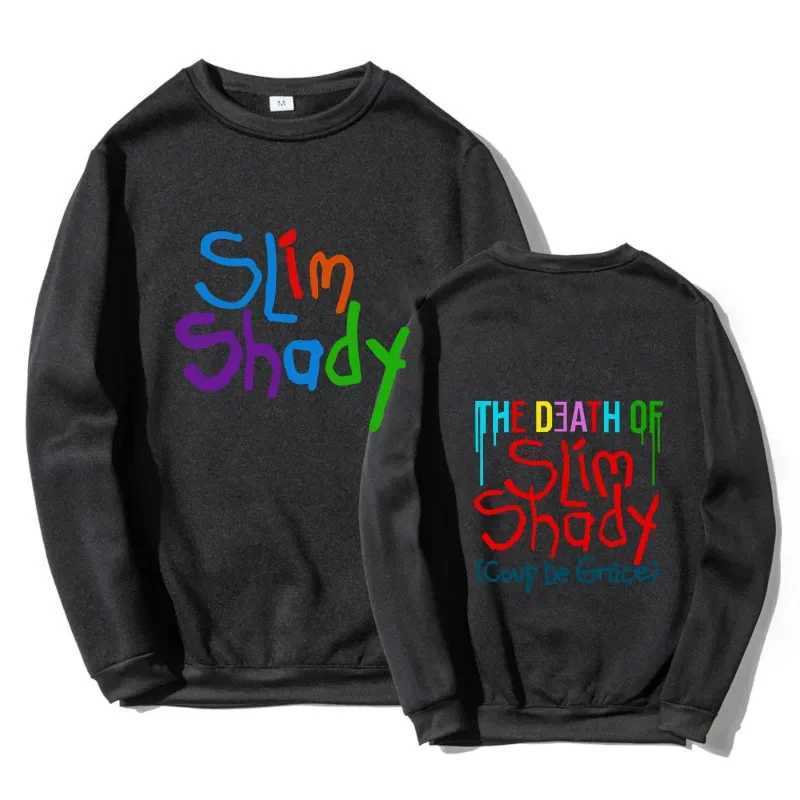 Hot Eminems new album The Death of Slim Shady Renaissance mens solid sportswear Harajuku Spring Autun unisex graphic pullers X2412281