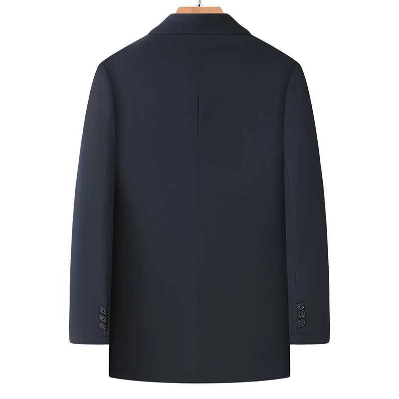 8XL 7XL 6XL New Autumn Mens Business Long Jackets 202 Casual Windbreaker Loose Jacket Men Trench Coat Men Fashion Male Overcoat W241228