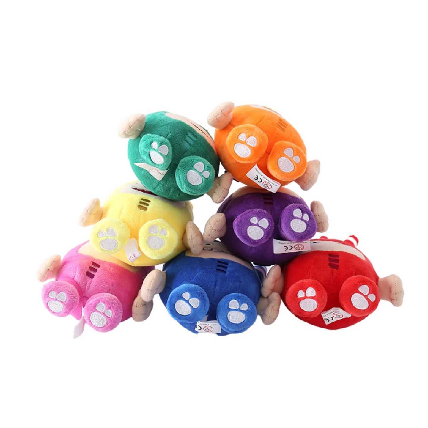 8pcs/Lot Oddbods Cartoon 18-24CM Fuse Jeff Newt Odd ZEE Bods Stuffed Plush Toy Doll For Kids Gifts PP Cotton Home Decoration X241227