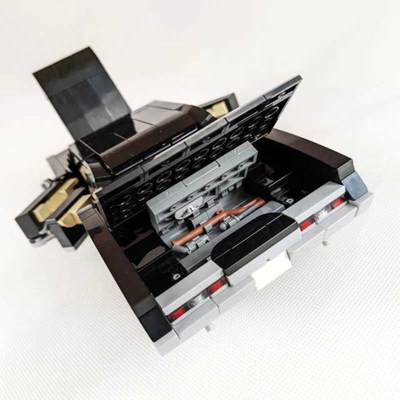 Moc Classic Movie Vehicles Chevroleted Impala Supernatural Car Model Building Blocks Creative Assembly Bricks Toys Kids Gifts X241228