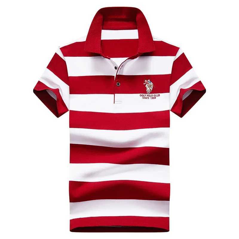 Striped shirt Shirt Men Short Sleeve Summer Business Casual shirt Shirt Gent Slim Fit Cotton Breathable Fashion Youth shirt Shirt X241228