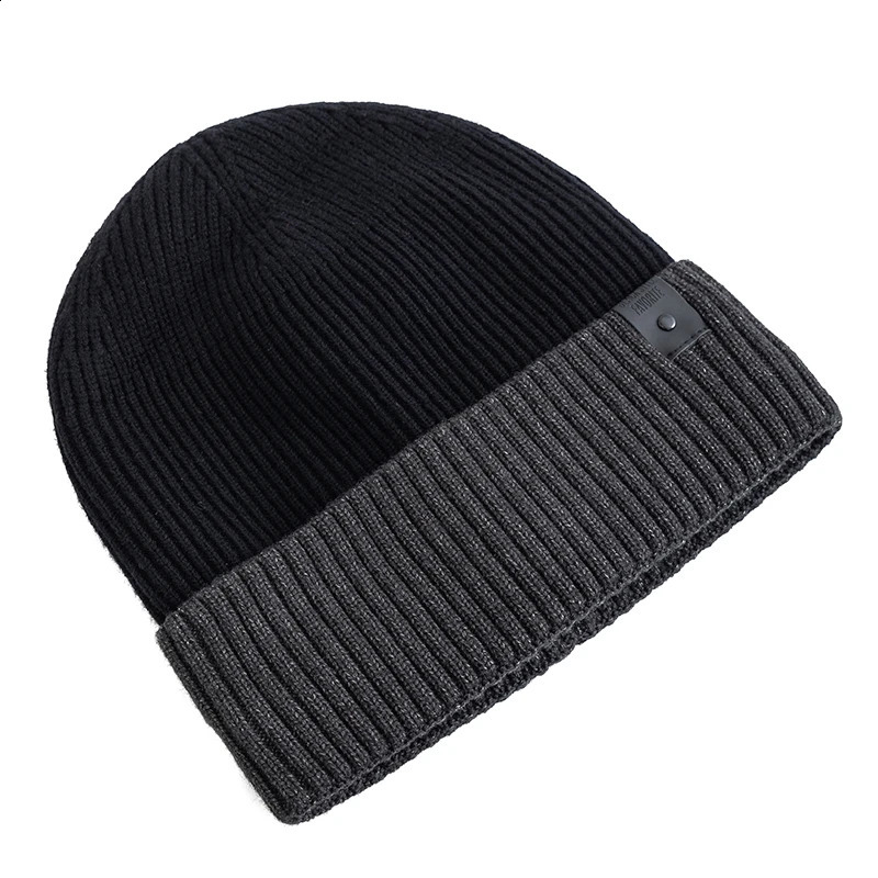 Unisex Winter Hat Fleece Lined Warm Cap Stylish Soft Beanie Hat For Men Women Outdoor Thicken Ski Sports Knitted Hat 241227