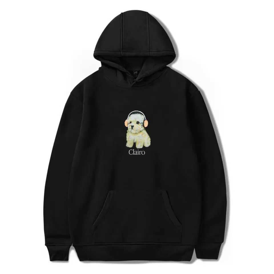 CLAIRO Merch Super Large Hoodie Womens Harajuku Sportswear Y2K Street Clothing Hip Hop Zipper Hoodie Casual Sportswear M241228