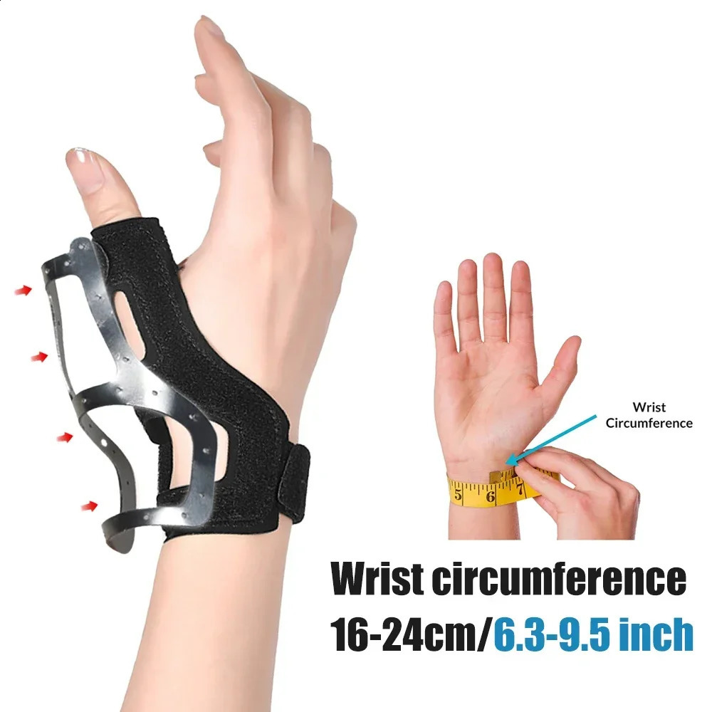 1Pcs Thumb Brace - Reversible Wrist Thumb Spica Splint CMC Support Stabilizer for Trigger Finger Arthritis Left Right Hand 241223