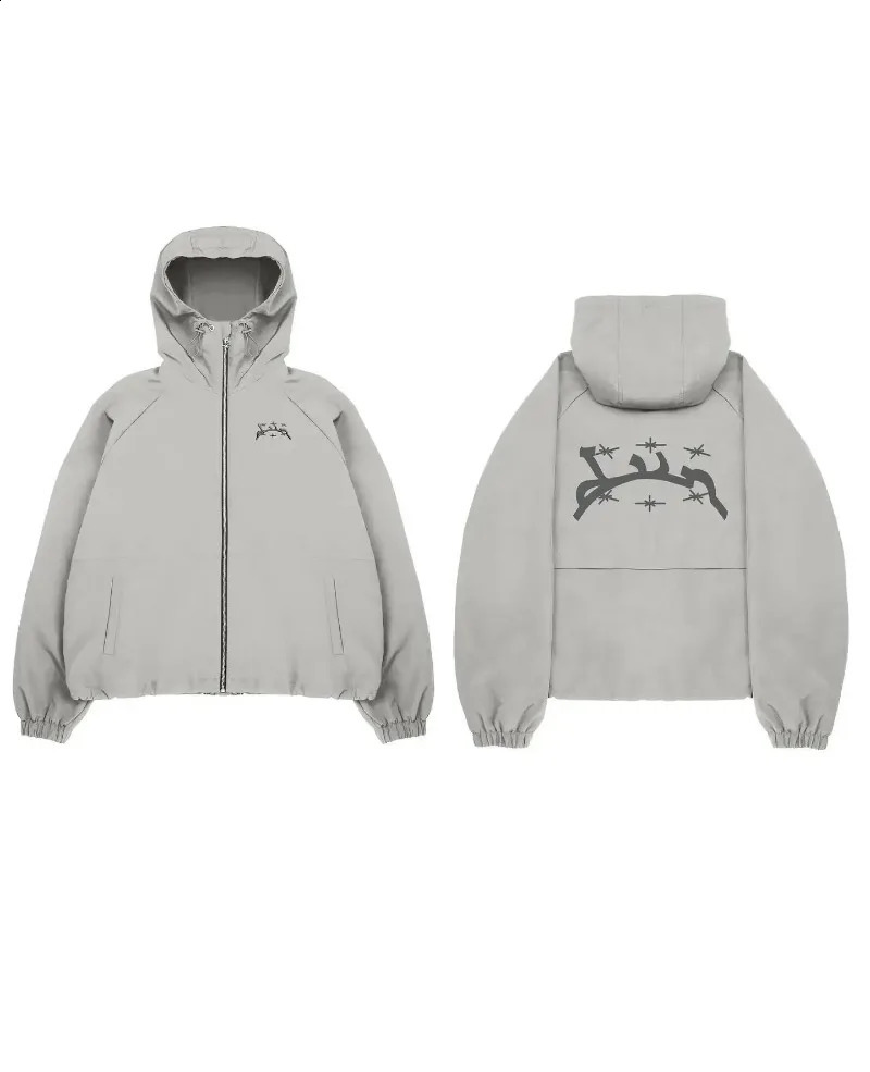 American Street Jacket Hip Hop Fashion Personalized Knitted Mask Mens Hoodie Harajuku Retro Coat Casual Loose Sweater 241227