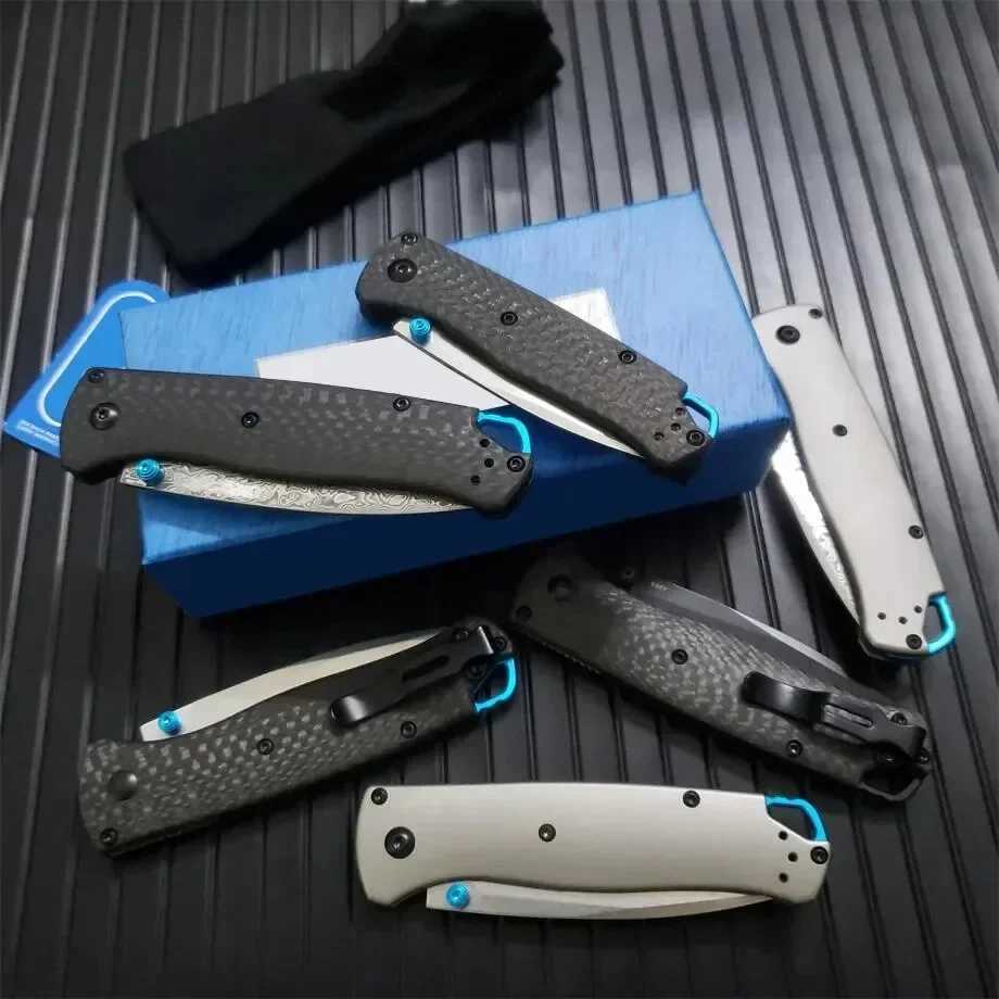Made in the USA Made in the USA EDC Pocket Folding Knife 535 533 S90V Blade Caon Fiber / Titanium Alloy Hand Outdoor Survival Hunting Cutting KnivesXJ