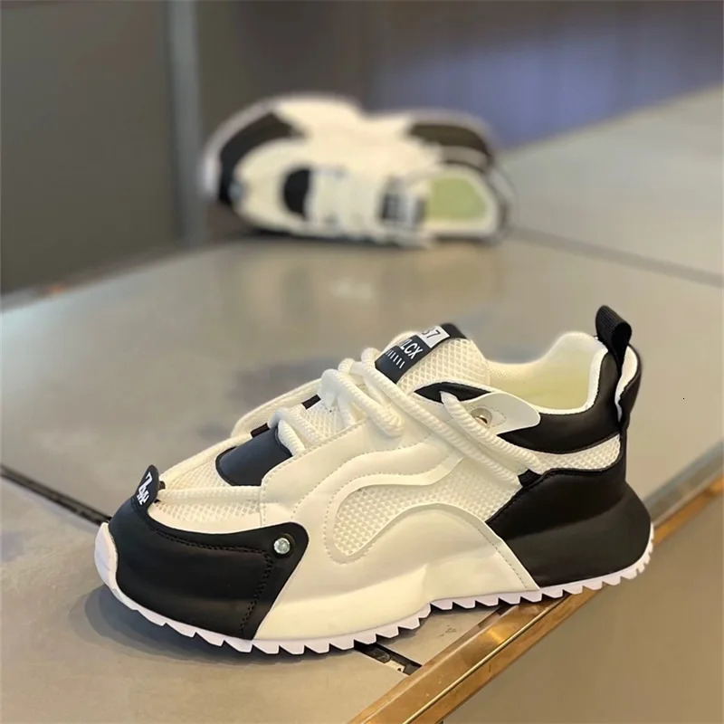 Mens Luxury Fashion Designer Trainers Mesh Breathable Non-slip Thick Sole Height Increasing Shoes Mens Casual Sneakers ddmythur