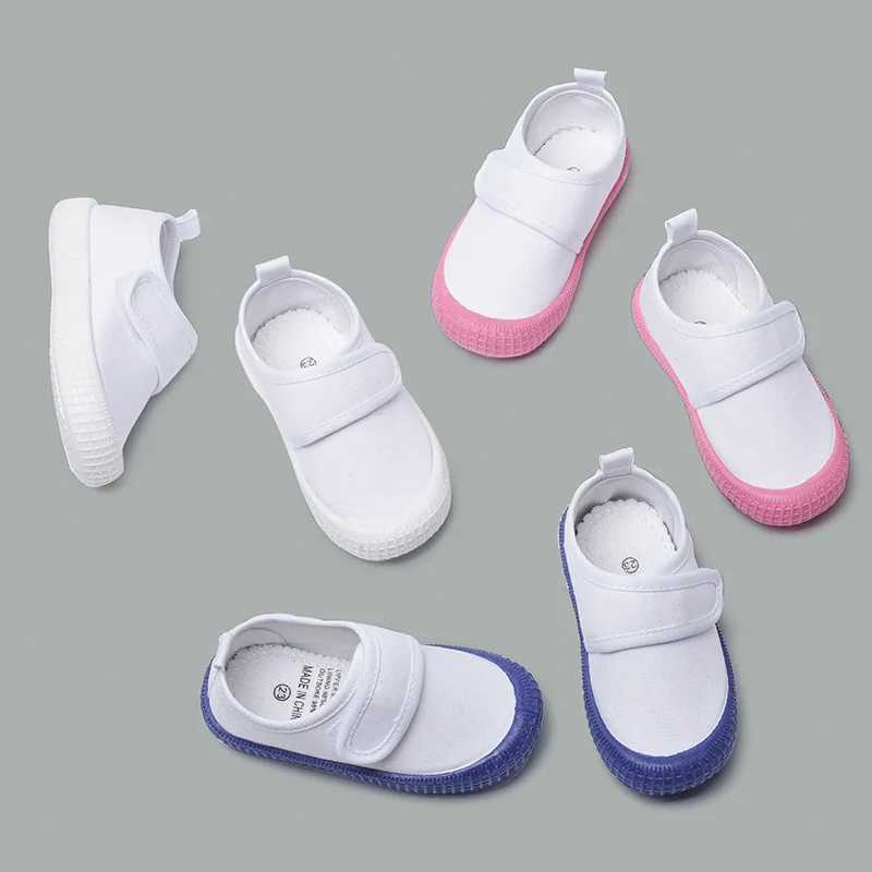 Kid Canvas Shoes Summer New Little Children Board Shoes Boys Girls Sport Casual Shoes Fashion Breathable Flats Non-slip Sneakers W241228
