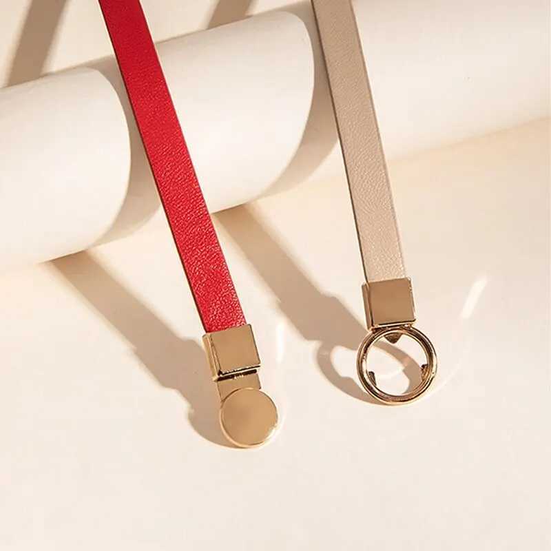 2Piece Combination Set Four Seasons Multicolor SelfStretch Dress With Womens Belt W241228