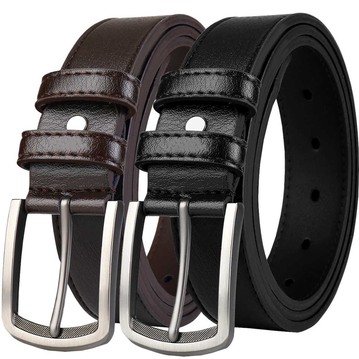 Mens belt mens belt Korean version business trend youth leisure student belt suitable for gifts W241228