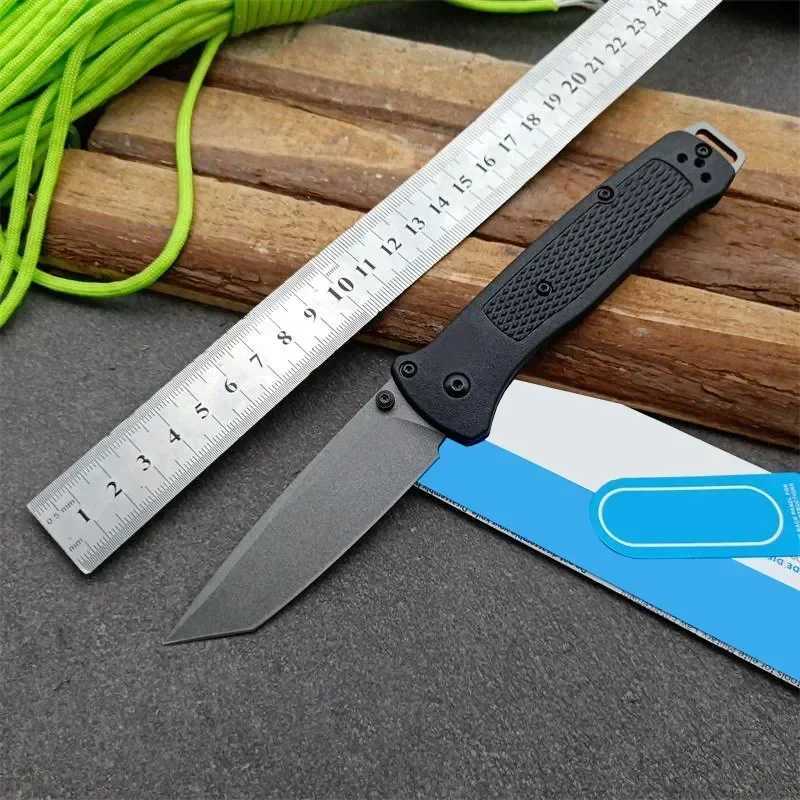 Made in the USA Made in the USA 537 Bailout BM Self Dense Pocket Knives Outdoor EDC Survival Flipper Folding Knife Cam Hunting Tool Nylon HandXJ241228