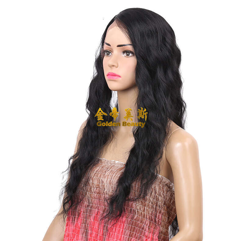 Wig Synthetic Women's Big Wave High-Temperature Silk Headband Lace Front Wig Kq2 Kq2
