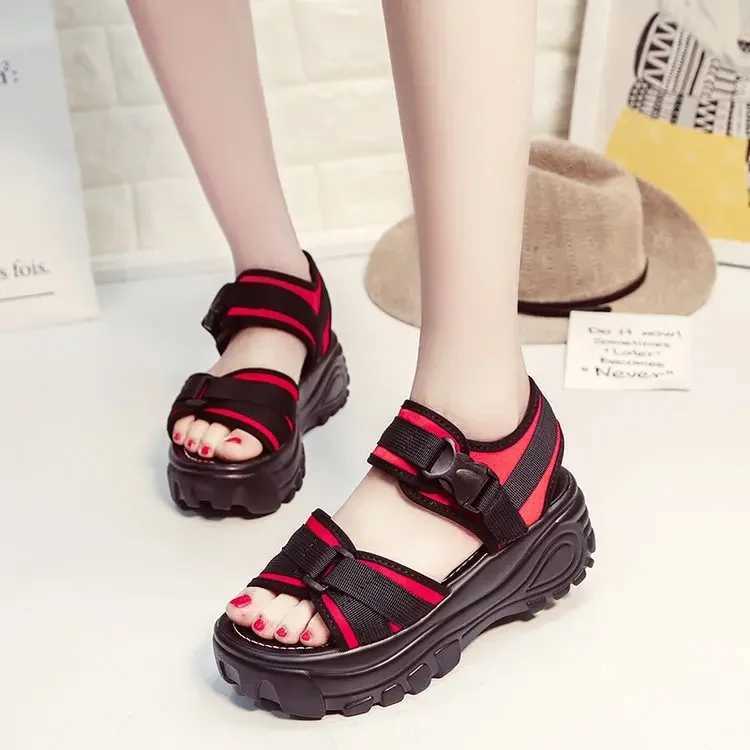 new designer sandals high quality summer platform for women with raised wedges M241227