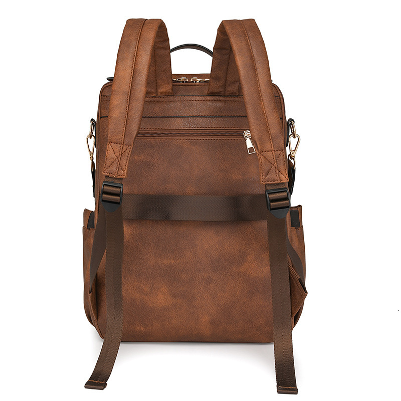 New Business Computer Multi functional Shoulder PU Fashion Women's Bag, Travel Function Backpack