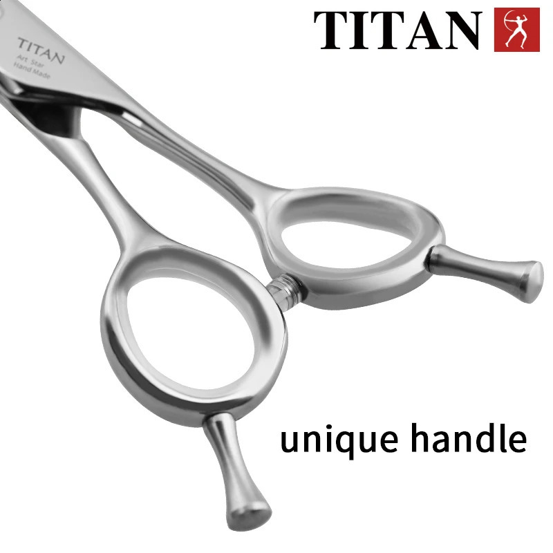 TITAN 7075 inch Professional Pet Grooming Shears Fishbone Teeth StraightCurved Chunker Scissors Dog Beauty Scissors 241224