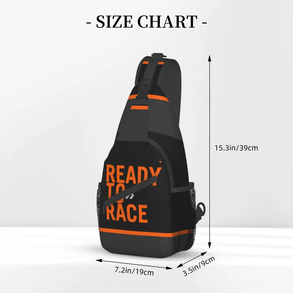 Motor Ready To Race Small Sling Bags Chest Crossbody Shoulder Sling Backpack Outdoor Sports Daypacks Enduro Cross Casual Satchel 241228