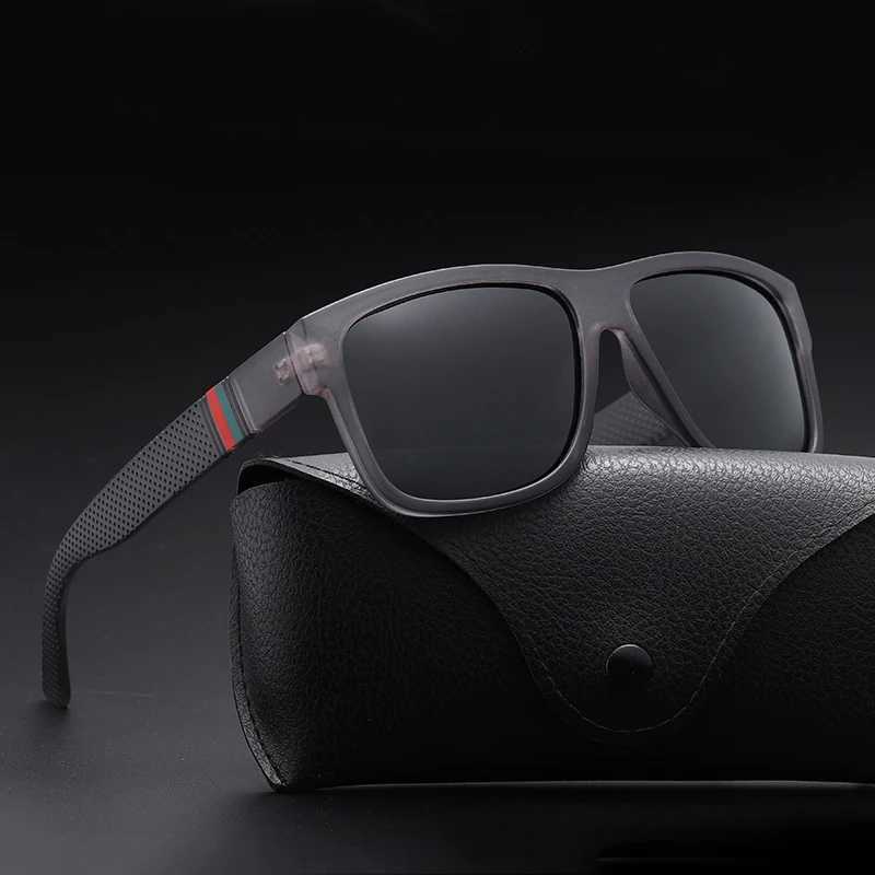 2024 Luxury Brand Polarized Sunglasses Men High-End Outdoor Glasses Fashion Square Driving Eyewear Travel Sun Glasses Uv400 W241228