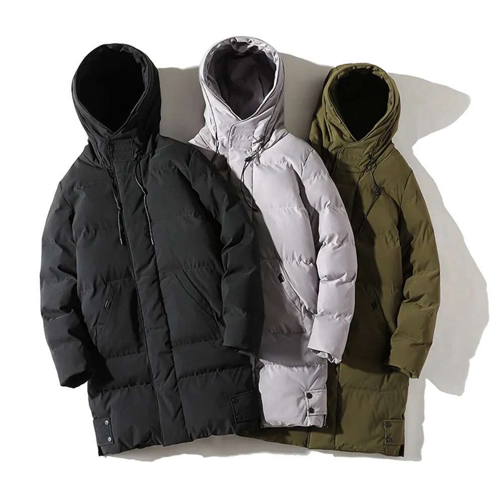 Men's Parka Winter Long Cotton Padded Parkas Outdoor Puffer Jacket Overcoat Thick And Warm Coat Men Fashion 201126